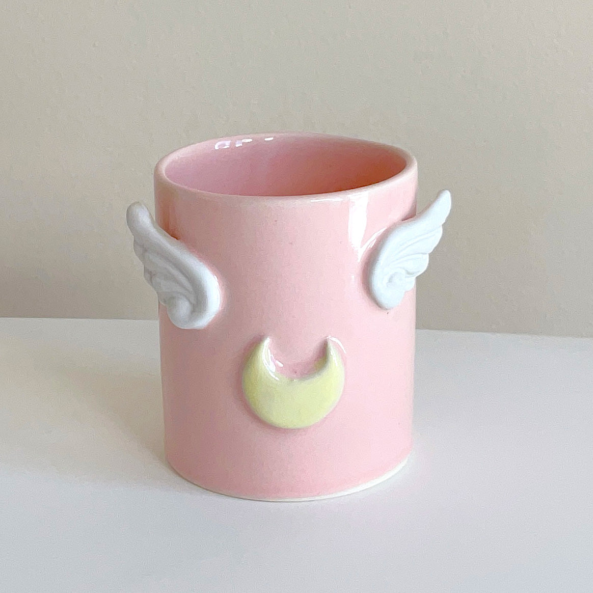 Mao Projects Pink Wing Moon Tumbler