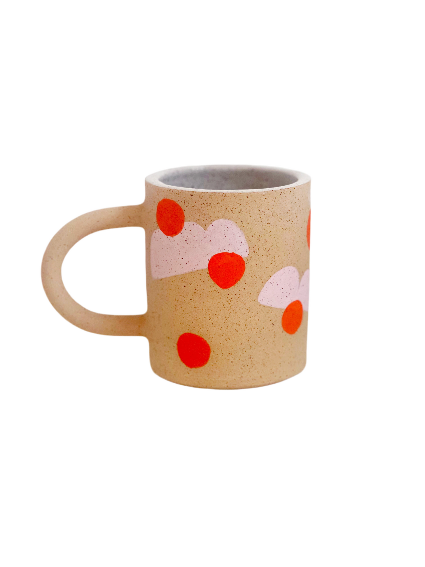 Dots over mountain mug