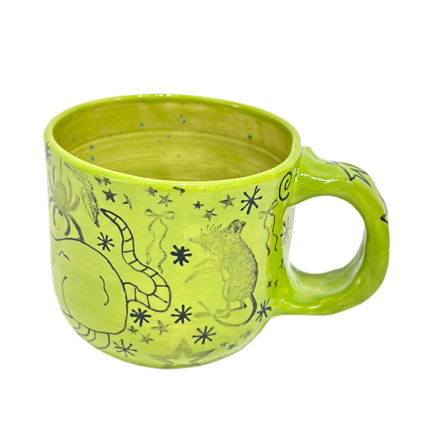 Brat mug with handle