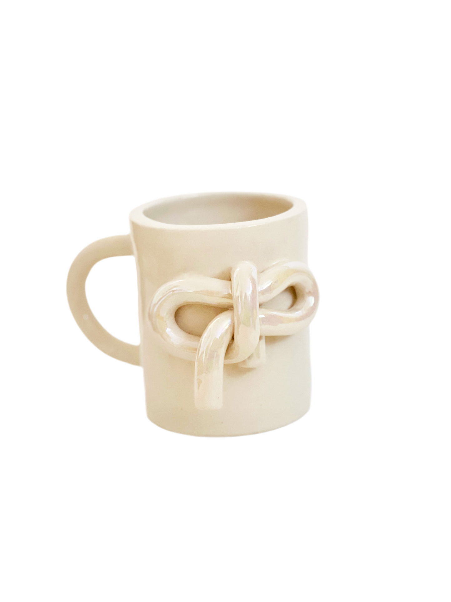 Opal bow mug