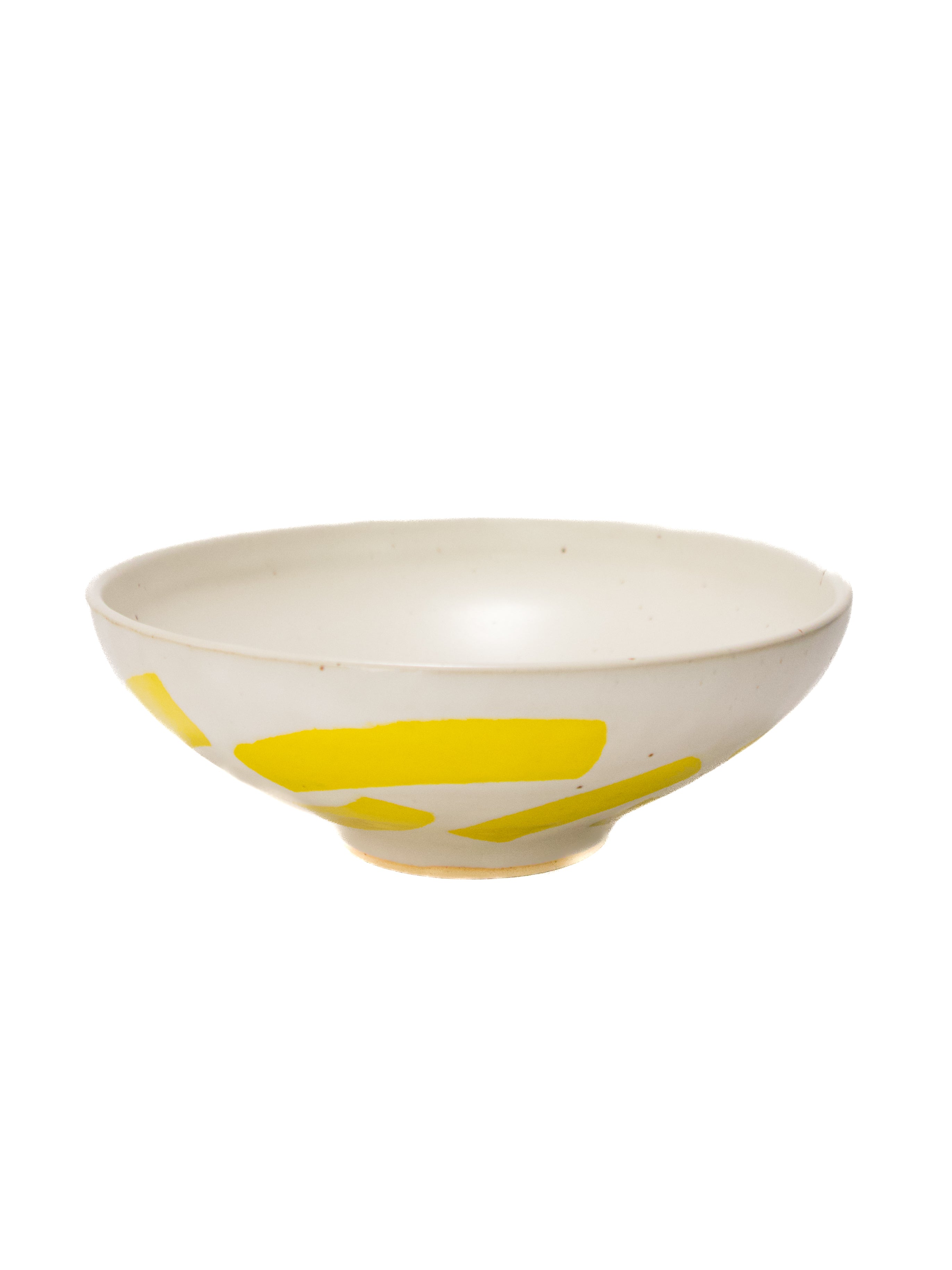 Beginner Ceramics Alabaster Bowl with Sundrop Shapes