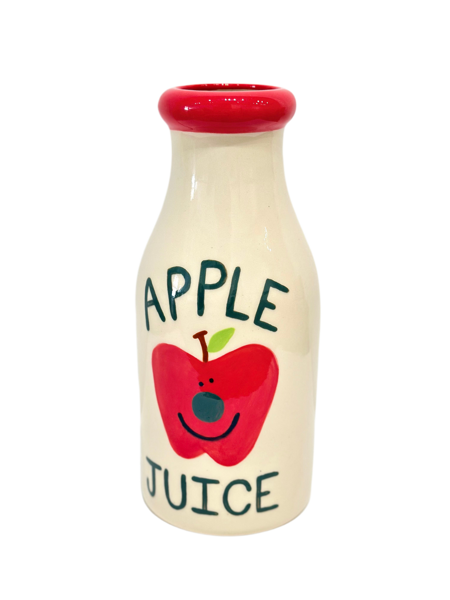 Apple juice bottle