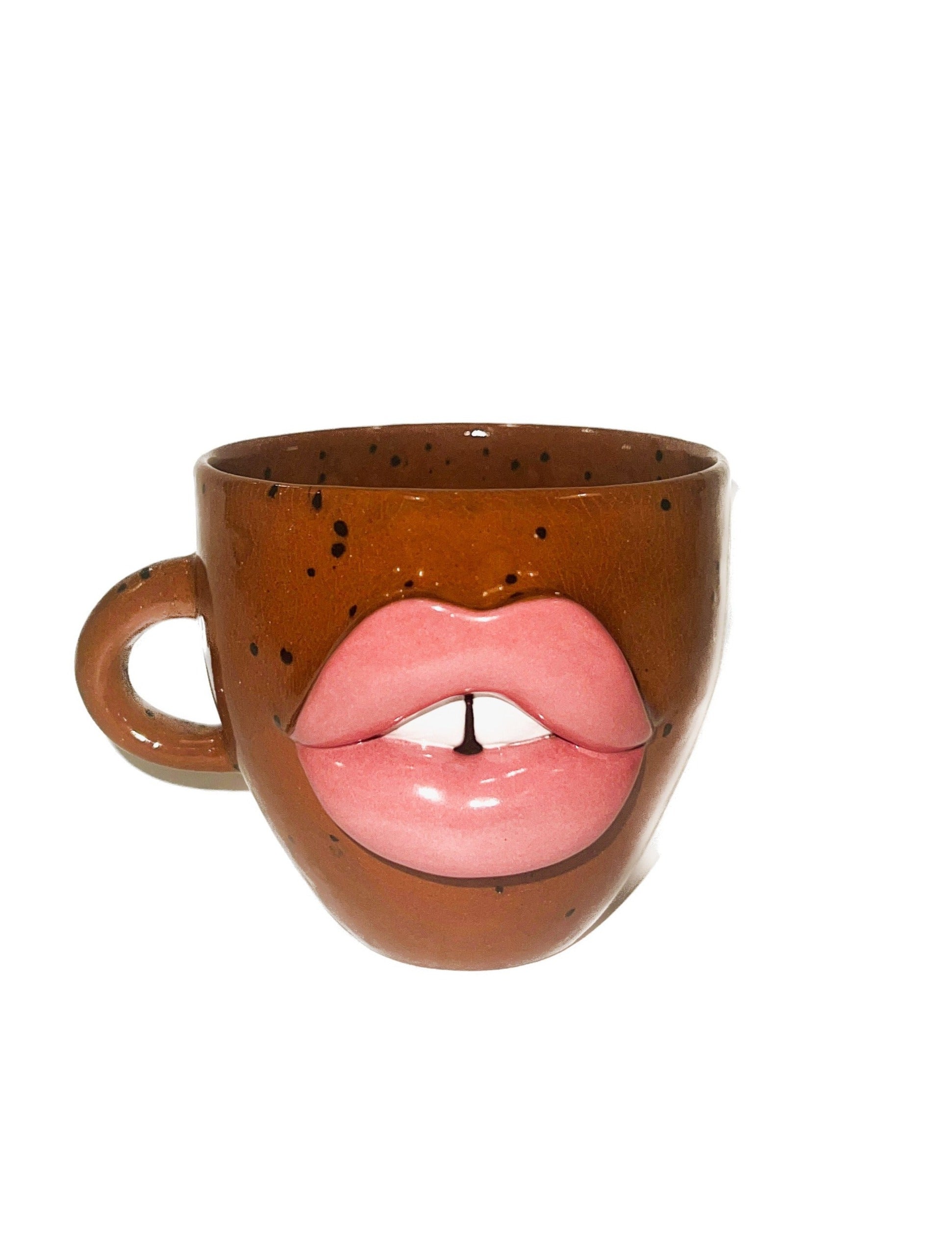 Female Alchemy Brown Lip Mug with Speckles