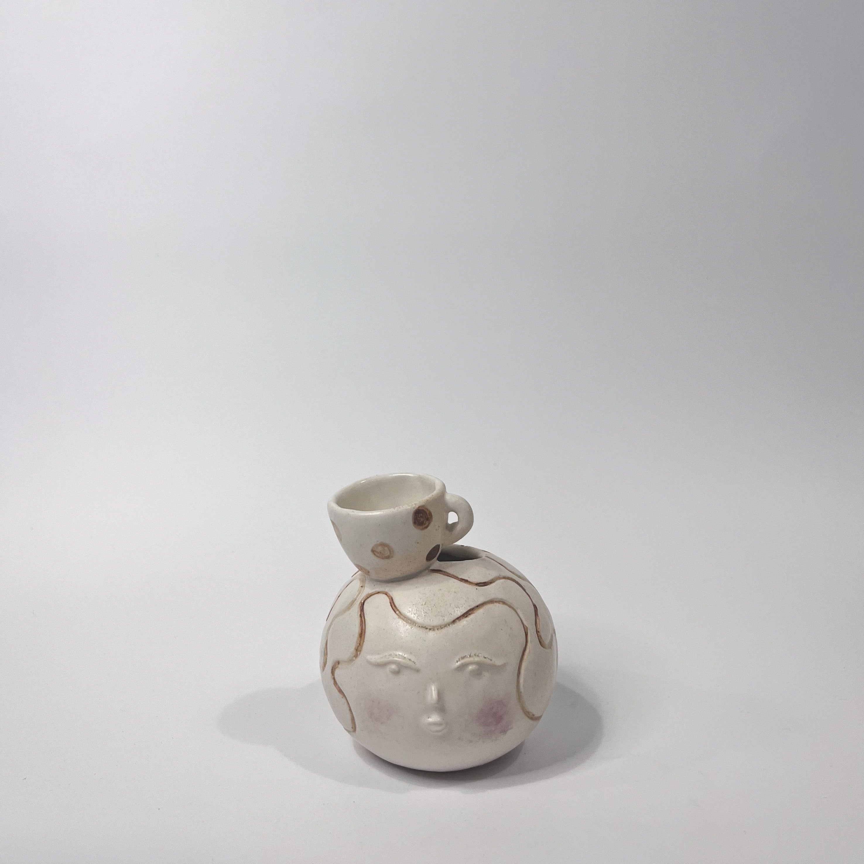 Satchiko Ceramics Teacup Maruko Vase